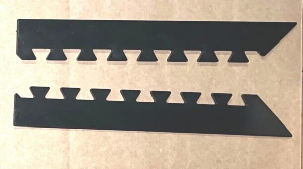 Black Tile Edging Corner - Pack of 2 pcs