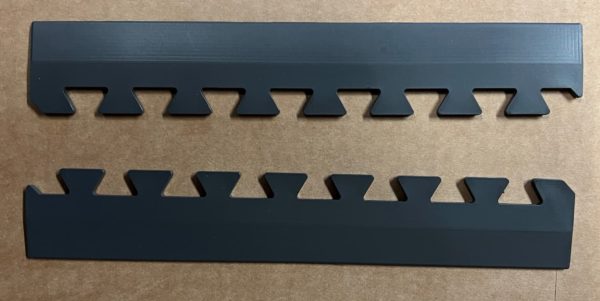 Dark Grey Tile Edging - Pack of 5